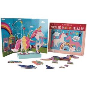 Floss & Rock 40P3550 Wooden Fantasy Dress Up Pets Magnetic Toy, Multicolor