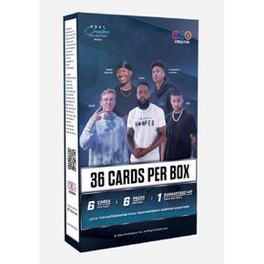 Collection Series 1 Blaster Box - 36 بطاقة لكل صندوق - يضم Jesser ، Adin Ross ، DDG ، Duke Dennis & 25+ Top Creators - توقيعات ، آثار ، 1/1 Chance!