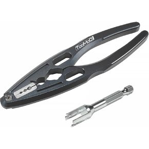 RC Tool kit with Shock Pliers Multi-function & Hex Bit Linkages Link Rod Ends Installing Tools for Arrma Axial Losi Tamiya 1/10 RC Cars Trucks Rock Crawlers（Red