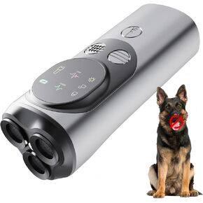 2025 NEW Rechargeable Barks no more dog training device with Hd Display, 3-headed Ultrasonic, Alternative to Painful Dog Shock Collar,Just Press-Stop barking dog devices Without Hurting Your Pet