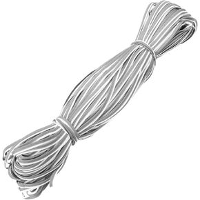PATIKIL Reflective Piping Fabric Strip 109 Yds/100 Meters, Edging Braid Trim Sew on High Visibility Piping Tape for Clothing Bag, Highlight Silver