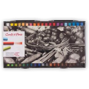 Conté à Paris Soft Pastels with 40 Assorted Colors