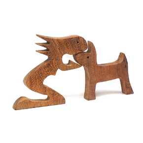 Wooden Pet Carvings - Pet Memorial Gifts- Loss of Dog Sympathy Gifts - Dog Bereavement - Dog Memorial Gifts for Loss of Dog - Wooden Sculpture