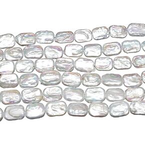 QSLLER Irregular Natural Freshwater Cultured Pearl Beads Baroque Pearl Beads for Jewelry Making Neckalce Craft DIY