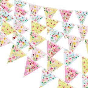 SUNBEAUTY Skull Pirate Flag Pirate Birthday Party Decorations Pirate Decor Pirate Themed Party Decorations Triangle Pennant Decor for Wedding Celebration Outdoor Party Supplies