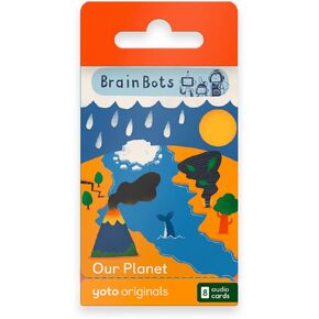 Yoto Brainbots: Planet-8 Kids AudioBook بطاقات للاستخدام مع جهاز الصوت و Mini All-in-1 ، والاستماع الخالي من الشاشة مع قصص ممتعة للتعلم والاختبارات التفاعلية ، الأعمار 6+