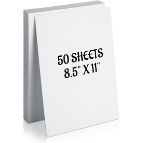 50 Sheets 8.5" X 11" Chipboard Sheets, 40 Point Chip Board for Book Binding, Craft Scrapbooking Chipboard, Backing Board, Paperboard for Scrapbooking Shipping Insert & Backing Picture Frames