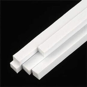 Plastruct MS-160 Square Rod.160 5 PLS90790 Plastic Building Supplies