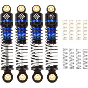 SCX24 Shocks 47MM Oil-Filled Shocks Absorber Long Travel Threaded Oil Damper For Axial SCX24 Upgrades 1/24 RC Crawler
