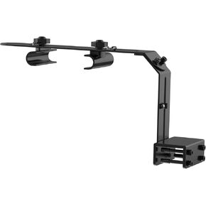 hygger Aquarium Light Riser Fits 957 978 999 918, Universal Fish Tank Light Holder Adjustable Led Aquarium Light Mounting Bracket, Sturdy Aluminum Ultra Wide Base1.7''