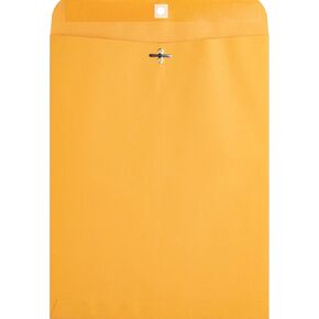 Business Source 36665 Clasp Envelopes,28 lb,10-Inch x13-Inch,100/BX,Brown Kraft