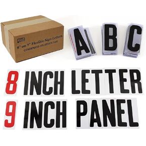 Changeable Outdoor Sign Letters 8" Portable Flex Letters 300 Count Helvetica Font 8" Panel in Saudi Arabia