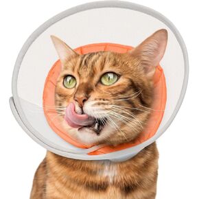 Cat Cone Collar Soft: Comfortable Waterproof Mesh Recovery Cone After Surgery to Stop Licking and Scratch, Alternative to Plastic Elizabeth Head/Neck Cone
