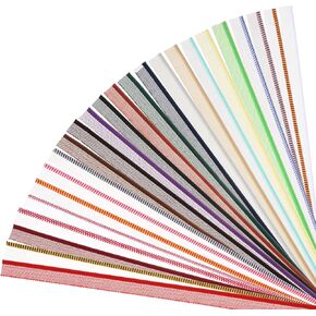 24 Pcs Book Headband, Book Binding Headbands, 11.8x0.5 Inch Cotton Headband Bookbinding Endbands Binding Cloth Kits for Beginners Decoration