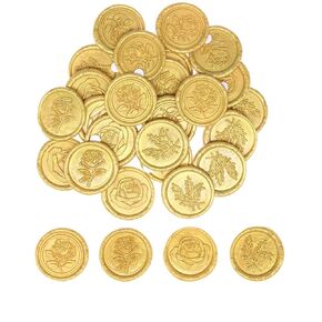 Adhesive Wax Seal Stickers, 24 Pieces Handmade Wax Seal Stamp Gold Rose Flower Rosemary Seal Stickers for Envelopes Decorative(3 Rose Flower Styles, 1 Rosemary Style)