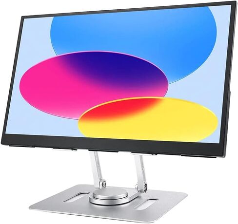 UPERFECT 5.9''-17.3'' Portable Monitor Stand, Adjustable 360° Swivel Bracket, 180° Tiltable Clamp, Heavy Duty Aluminum Stand for Pad/Tablet in Saudi Arabia