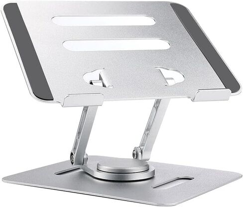 UPERFECT 5.9''-17.3'' Portable Monitor Stand, Adjustable 360° Swivel Bracket, 180° Tiltable Clamp, Heavy Duty Aluminum Stand for Pad/Tablet in Saudi Arabia