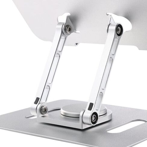 UPERFECT 5.9''-17.3'' Portable Monitor Stand, Adjustable 360° Swivel Bracket, 180° Tiltable Clamp, Heavy Duty Aluminum Stand for Pad/Tablet in Saudi Arabia