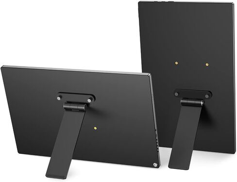 UPERFECT 5.9''-17.3'' Portable Monitor Stand, Adjustable 360° Swivel Bracket, 180° Tiltable Clamp, Heavy Duty Aluminum Stand for Pad/Tablet in Saudi Arabia