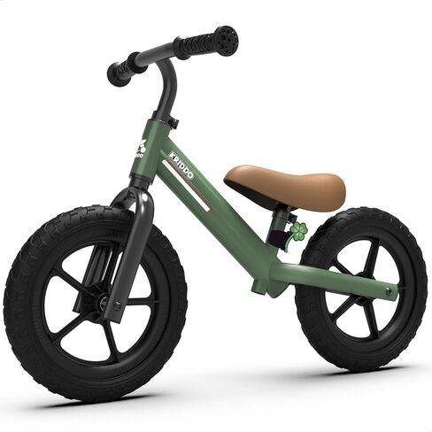 Kriddo Toddler Balance Bike 2 سنة ، توازن الأطفال الدراجة لمدة 2-5 سنوات ، ومحمل مزدوج لركوب أكثر سلاسة ، ولوحة رائعتين ، ومقعد قابل للتعديل ، ومقعد المقود ، وهدايا الدراجة الصغار سن 2-3 in Kuwait