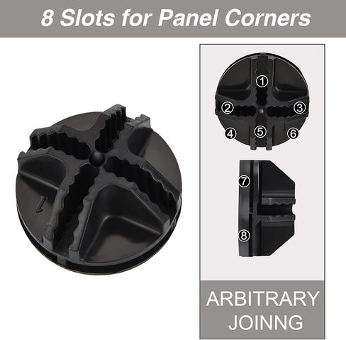48 Pieces Cube Connectors Plastic Storage Wire Cube Organizer ABS Connectors for Modular Closet Storage Organizer and Wire Shelf (Black) in Saudi Arabia