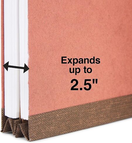 Staples Colored Pressboard Classification Folders, Letter, 2 Partitions, Light Blue, 20/Pack in Saudi Arabia