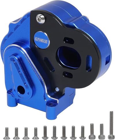 Aluminum Transmission Housing Set for Axial UTB18 Capra 4WD 1/18 Trail Buggy Upgrade Part (Dark Blue) in Saudi Arabia
