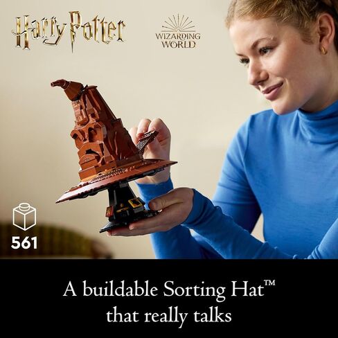 LEGO HARRY POTTER Talking HAT WAT W/ 31 الأصوات - مجموعة بناء هاري بوتر - فكرة هدية للبالغين والنساء والرجال ، 18+ - 76429 in Saudi Arabia