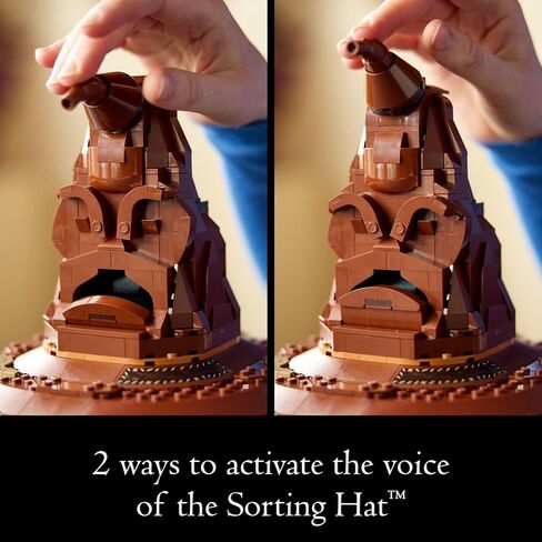 LEGO HARRY POTTER Talking HAT WAT W/ 31 الأصوات - مجموعة بناء هاري بوتر - فكرة هدية للبالغين والنساء والرجال ، 18+ - 76429 in Saudi Arabia
