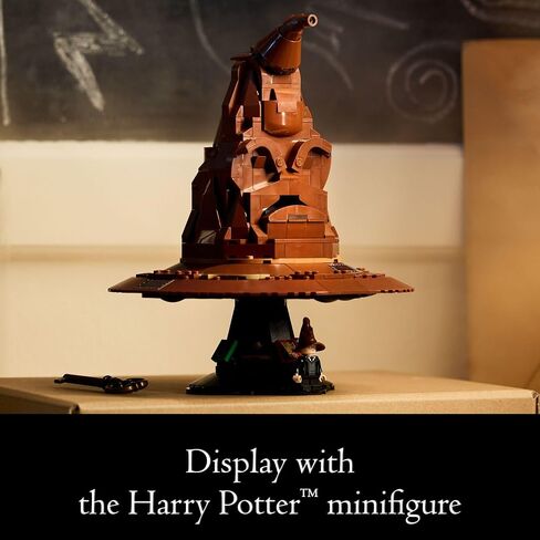 LEGO HARRY POTTER Talking HAT WAT W/ 31 الأصوات - مجموعة بناء هاري بوتر - فكرة هدية للبالغين والنساء والرجال ، 18+ - 76429 in Saudi Arabia