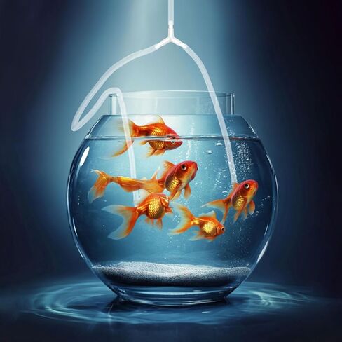 موصل صمام الهواء Uxcell 20pcs Aquarium ، 3 طرق مضمّنة أنابيب غير عائدات من أجل 4 × 6 مم معرف طيران الأسماك خط البركة البركة ، واضحة in Kuwait