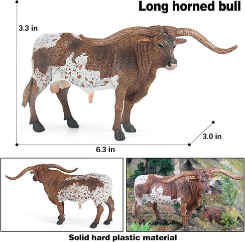 EOIVSH North American Bison Figurine,Realistic Bull Figure, Fun Wildlife Play Animal Toy for Boys,Girls & Kids in Saudi Arabia