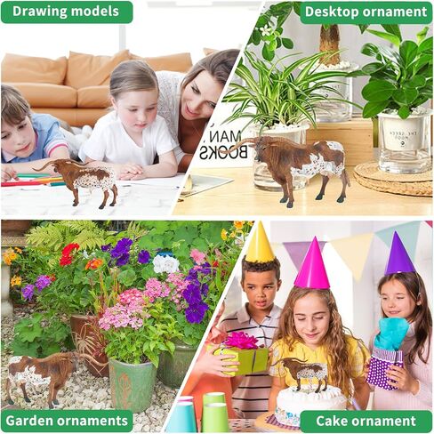EOIVSH North American Bison Figurine,Realistic Bull Figure, Fun Wildlife Play Animal Toy for Boys,Girls & Kids in Saudi Arabia