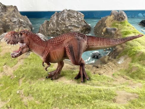 Gemini&Genius Tyrannosaurus Rex Toy, Dinosaur Toys 15 inches Vastatosaurus Rex Dinosaur Action Figure, Great Gift, Cake Topper, Collection, Room Decoration for Kids (Tarbosaurus) in Saudi Arabia