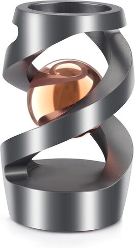 Upgraded Kinetic Desk Toys, Kinetic Spinning Desk Toy for Office for Adults, Quite Fidget Toys for Kids Teens, Desk Fidgets for Adults with ADHD (Grey Rose Gold) in Saudi Arabia