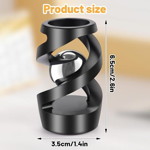 Upgraded Kinetic Desk Toys, Kinetic Spinning Desk Toy for Office for Adults, Quite Fidget Toys for Kids Teens, Desk Fidgets for Adults with ADHD (Grey Rose Gold) in Kuwait