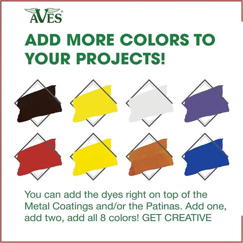 Aves Sculpt Nouveau Blue Liquid Dye-Oxide - 1oz Bottle, Transparent Metal Coloring Dye for Patinas, Metal Coatings, Sculpting, Customizing, and Creating Intense Color Effects in Kuwait