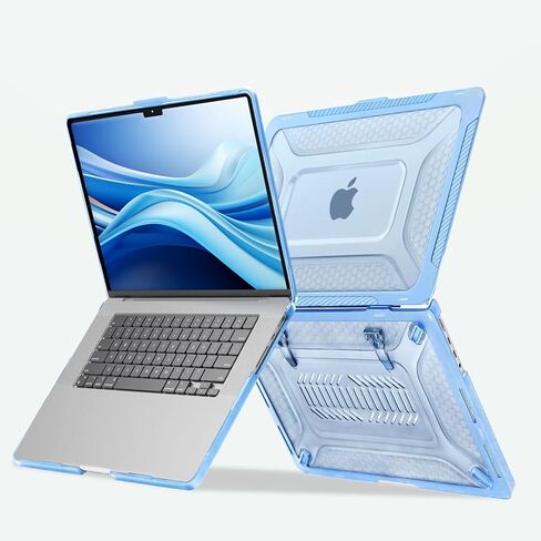 حافظة MOSISO متوافقة مع جهاز MacBook Pro مقاس 16 بوصة إصدار 2024-2021 M3 A2991 M2 A2780 M1 A2485، حافظة صلبة من البلاستيك المقاوم للصدمات وشديد التحمل من مادة TPU مع مسند قابل للطي وغطاء لوحة مفاتيح، أسود in Saudi Arabia