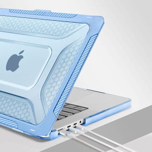 حافظة MOSISO متوافقة مع جهاز MacBook Pro مقاس 16 بوصة إصدار 2024-2021 M3 A2991 M2 A2780 M1 A2485، حافظة صلبة من البلاستيك المقاوم للصدمات وشديد التحمل من مادة TPU مع مسند قابل للطي وغطاء لوحة مفاتيح، أسود in Saudi Arabia