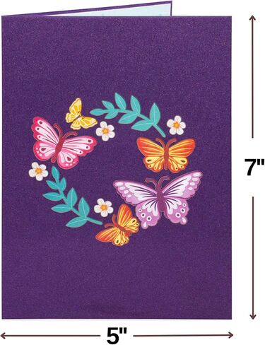 Paper Love 3D Pop Up Mothers Day Card, Happy Mothers Day, For Mom, Wife - 5" x 7" Cover - Includes Envelope and Note Tag in Kuwait