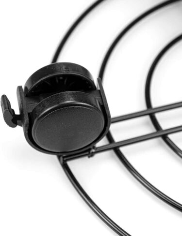 Tosnail 3 Pack 10.5" Round Metal Plant Caddy Plant Dolly Plant Stand Plant Holder with Caster Wheels - Black in Saudi Arabia