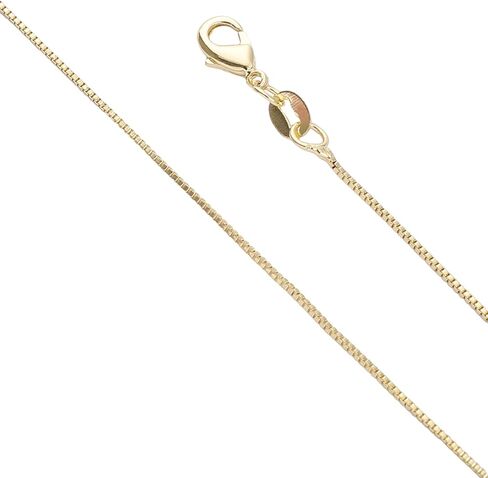 BEADIA Gold-Plated O Chains Necklace 2.0mm with Beads 50mm 4pcs with Lobster Clasp for DIY Jewelry Making Findings in Kuwait