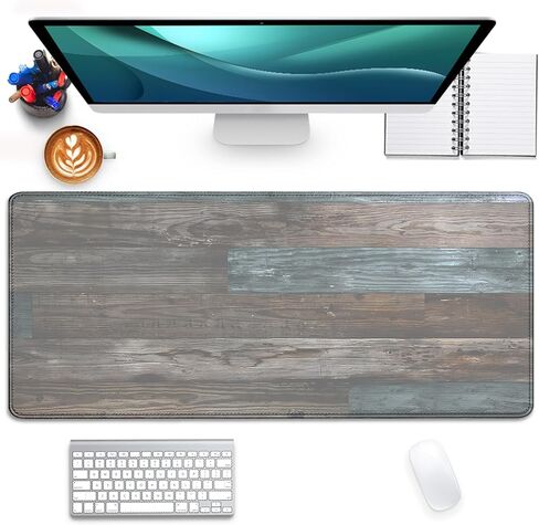 Japanese Koi Carp Fish Desk Pad Mouse Pad,Large Gaming Mouse Mat with Stitched Edges,Non-Slip Rubber Base Mous Mat for Office,Computer,Keyboard,Laptop and Home Desk Pad(27.5X11.8 in) in Saudi Arabia