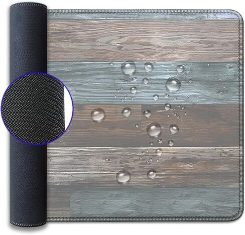 Japanese Koi Carp Fish Desk Pad Mouse Pad,Large Gaming Mouse Mat with Stitched Edges,Non-Slip Rubber Base Mous Mat for Office,Computer,Keyboard,Laptop and Home Desk Pad(27.5X11.8 in) in Saudi Arabia
