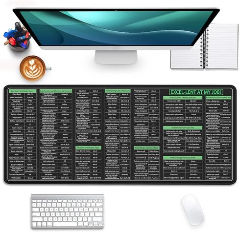 Japanese Koi Carp Fish Desk Pad Mouse Pad,Large Gaming Mouse Mat with Stitched Edges,Non-Slip Rubber Base Mous Mat for Office,Computer,Keyboard,Laptop and Home Desk Pad(27.5X11.8 in) in Saudi Arabia