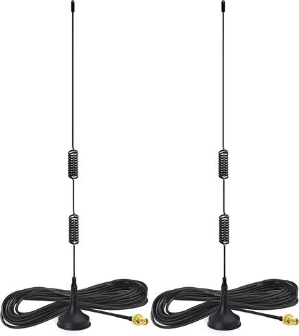 Bingfu Dual Band VHF UHF 136-174MHz 400-470MHz Ham Radio Antenna Handheld Two Way Radio Magnetic Base SMA Female Antenna for Kenwood Wouxun BaoFeng BF-F8HP UV-5R UV-82 BF-888S Ham Radio Walkie Talkie in Saudi Arabia