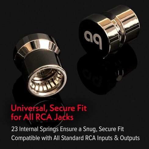 قبعات سدادة الضوضاء AudioQuest RCA - مجموعة من 10 قطع (فضي) in Saudi Arabia