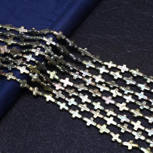 QSLLER Irregular Natural Freshwater Cultured Pearl Beads Baroque Pearl Beads for Jewelry Making Neckalce Craft DIY in Kuwait