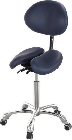 Master Massage Berkeley Ergonomic Split Style Saddle Stool In Agate Blue, 1count in Saudi Arabia