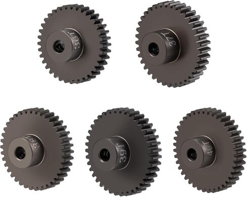 48P Pinion Gear Set 19T 20T 22T 24T 25T 3.175mm Motor Gears Racing Transmission Pinion for 1/10 RC Motor Upgrade Part in Saudi Arabia